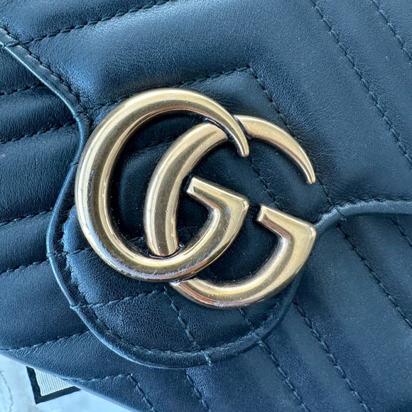 Gucci Marmont Wallet on a Chain Black - Picture 4 of 5
